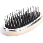 Brosse à perruque en bois brut - Brosse
