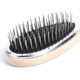 Brosse à perruque en bois brut - Brosse