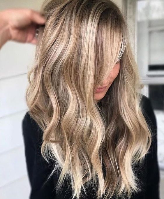 Extension blond méché