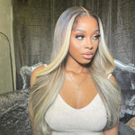 Perruque blond cendré