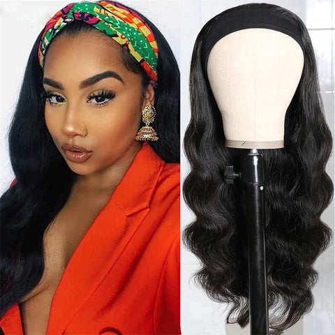 Perruque bandeau cheveux humain
