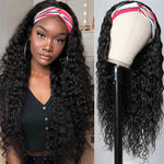 Perruque avec bandeau curly naturelle
