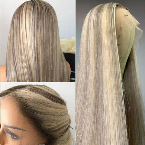 Perruque blond miel