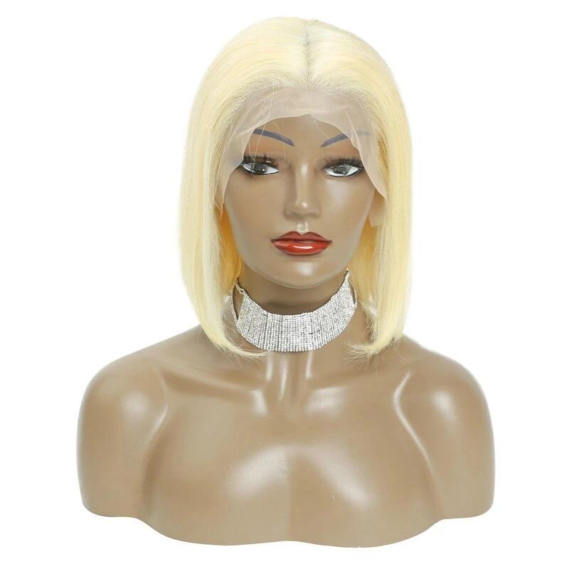 perruque blonde platine