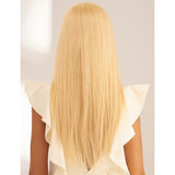 Longue Perruque Blond Platine