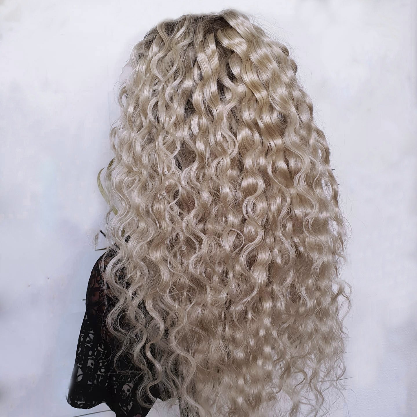 GNIMEGIL – perruque synthétique Blonde cendrée pour femmes