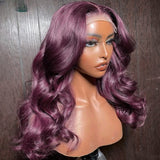 Perruque cheveux naturels bordeaux 