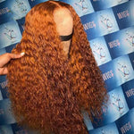 Perruque rousse cheveux naturels