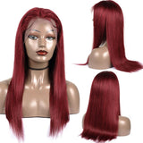 perruque femme bordeaux