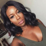 perruque femme noir lace front pas cher