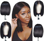 Perruque courte Lace frontale lisse