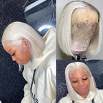 perruque cheveux humains avec frontal