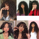 perruque afro frange