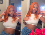 perruque rousse femme