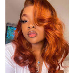 perruque orange femme