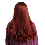 longue perruque rouge