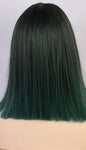 perruque synthetique verte