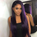 perruque violette femme
