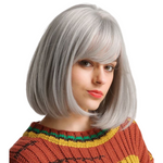 Perruque grise femme