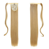 ponytail blond cheveux synthétiques