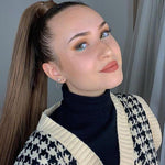 Ponytail châtain cheveux synthétiques