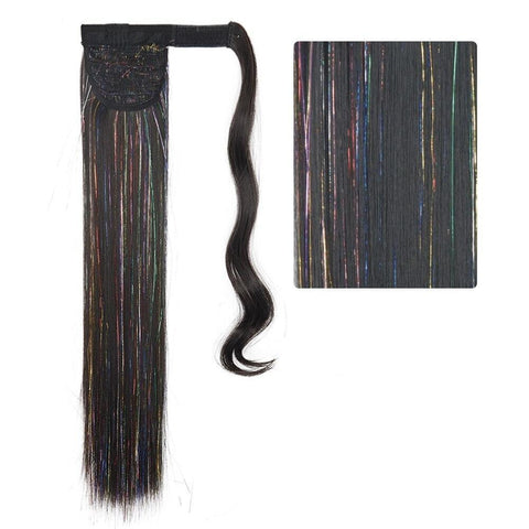 ponytail brun synthétique