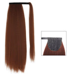 ponytail bordeaux cheveux synthétiques