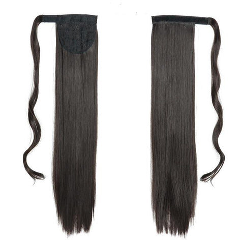 Ponytail Noire cheveux synthétiques