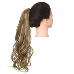 ponytail blond très clair meches
