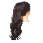 ponytail brun cheveux synthetiques