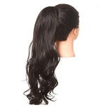 ponytail brun cheveux synthetiques