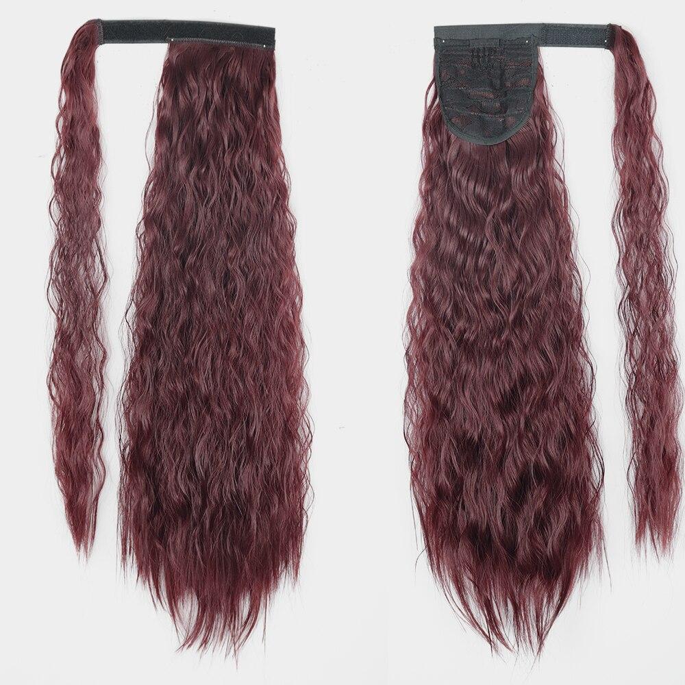 ponytail violet cheveux synthetiques